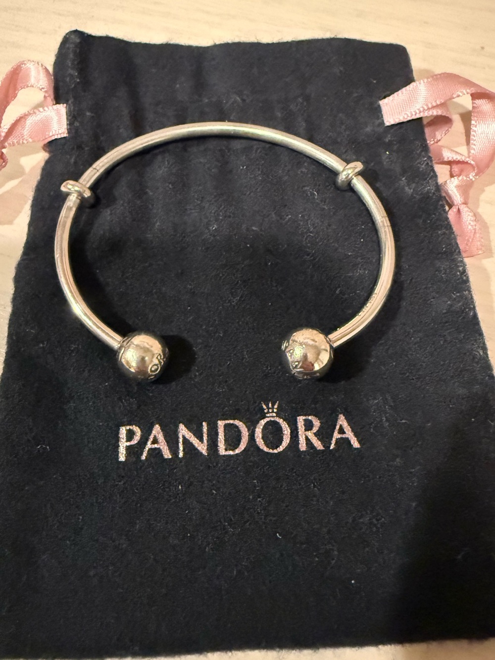Pandora bangle charm bracelet
